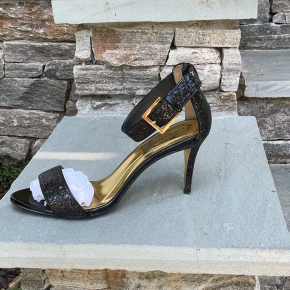 Ted Baker London Shoes - Ted Baker black sequined dress sandals size 8.5